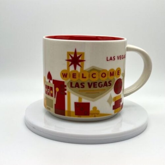 Starbucks Welcome to Las Vegas You Are Here City 2014 14 oz Coffee Mug Cup - Picture 7 of 10